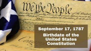 birth of the US Constitution